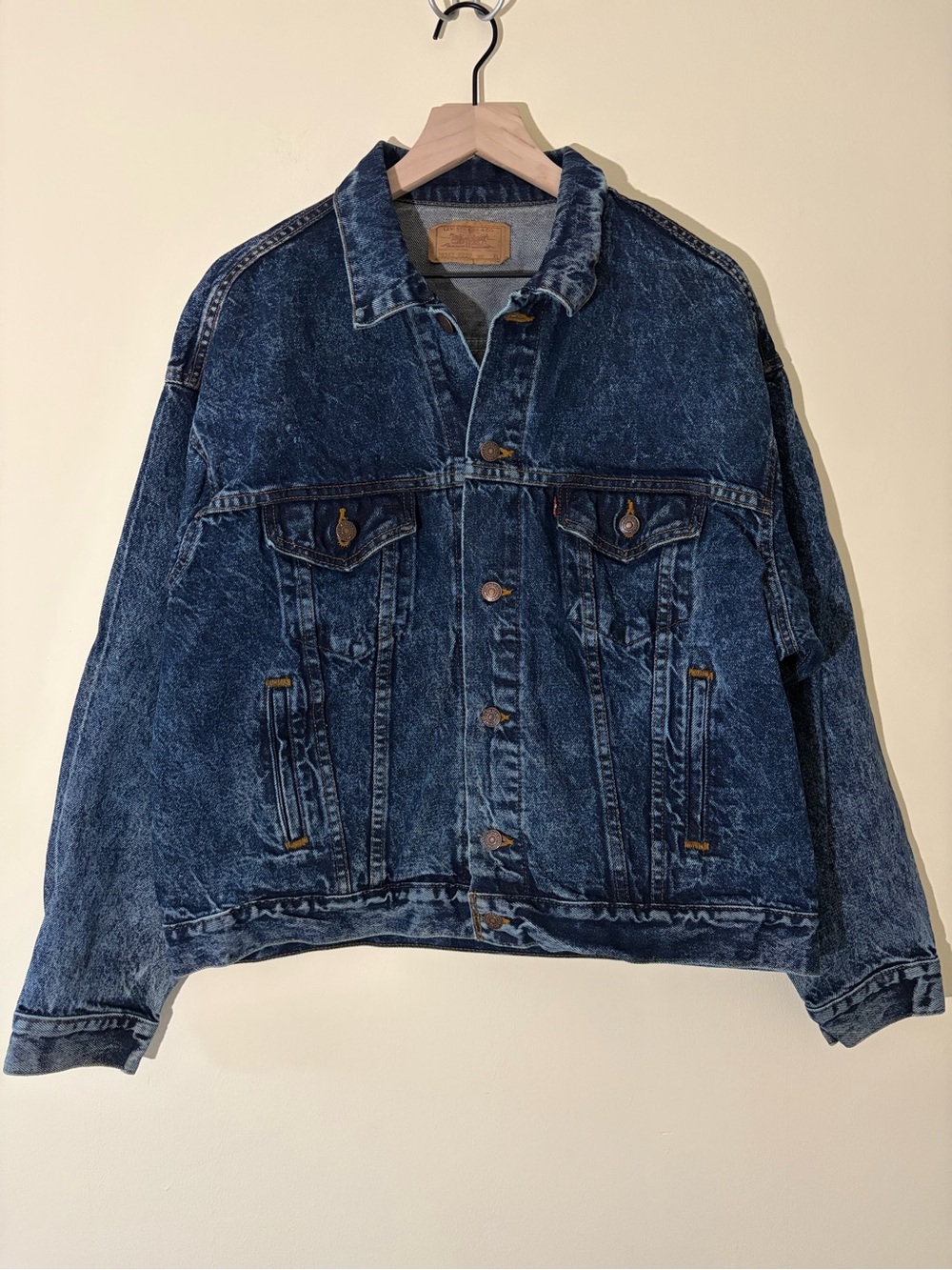 80s Levi’s 70507 0227 Type III Acid Washed Denim Vintage Trucker Jacket